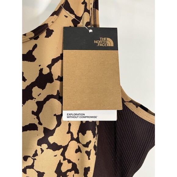 Women’s The North Face Long One Piece Jumpsuit Sleeveless Brown XXL NWT Plus - Picture 9 of 10